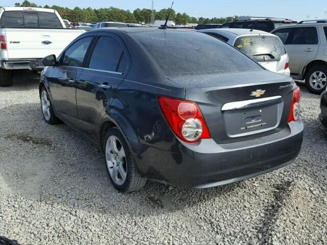 1G1JE5SHXC4165789 - 2012 CHEVROLET SONIC GRAY photo 3