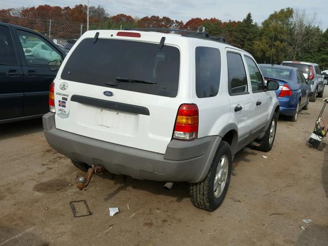 1FMYU04112KD23969 - 2002 FORD ESCAPE XLT WHITE photo 4