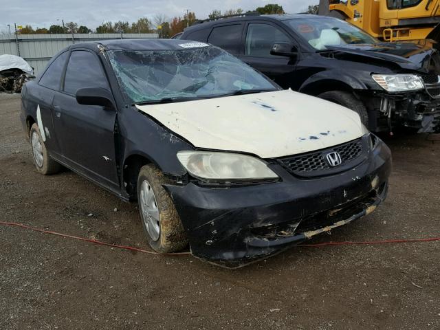 1HGEM21144L051441 - 2004 HONDA CIVIC BLACK photo 1