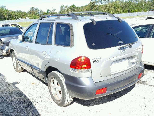 KM8SC13D55U915832 - 2005 HYUNDAI SANTA FE G SILVER photo 3