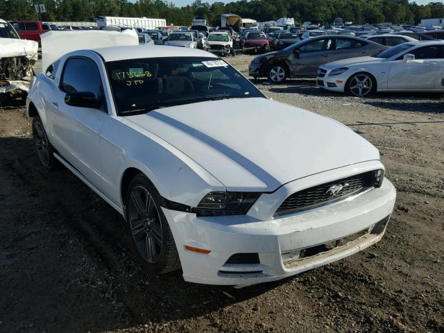 1ZVBP8AM7E5276719 - 2014 FORD MUSTANG WHITE photo 1