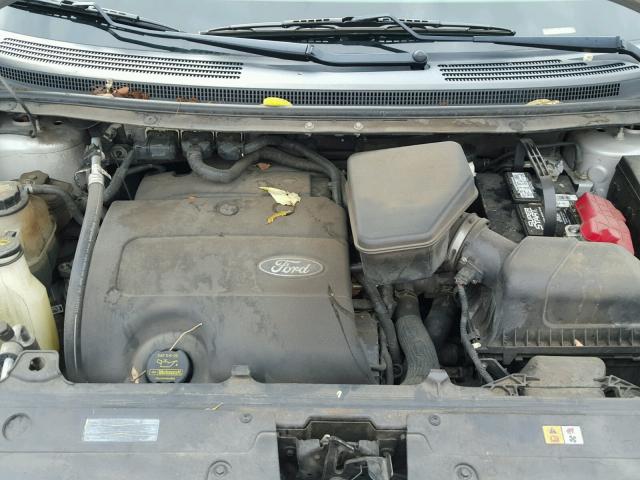 2FMDK3GCXBBA03756 - 2011 FORD EDGE SE SILVER photo 7