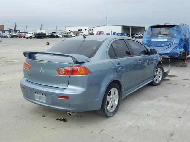 JA3AU26UX9U039987 - 2009 MITSUBISHI LANCER BLUE photo 4