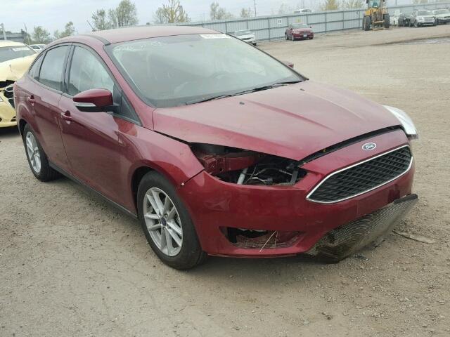 1FADP3F20HL276394 - 2017 FORD FOCUS SE RED photo 1