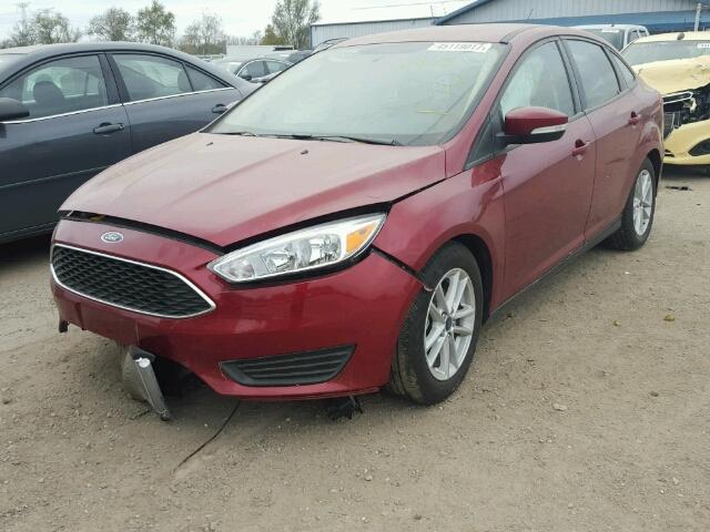 1FADP3F20HL276394 - 2017 FORD FOCUS SE RED photo 2