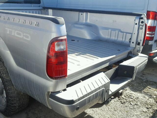 1FT7W2BTXCEA01227 - 2012 FORD F250 SILVER photo 9