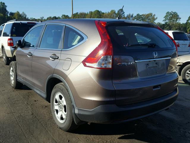 3CZRM3H38EG704309 - 2014 HONDA CR-V LX GRAY photo 3