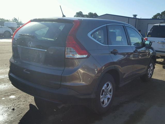 3CZRM3H38EG704309 - 2014 HONDA CR-V LX GRAY photo 4