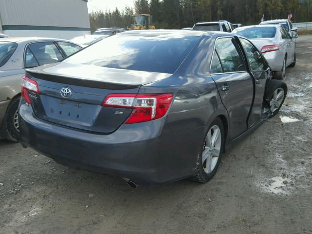 4T1BF1FK5CU535209 - 2012 TOYOTA CAMRY BASE ნაცრისფერი ფოტო 4