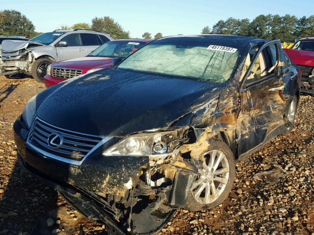 JTHBK1EG4B2447533 - 2011 LEXUS ES 350 BLACK photo 2