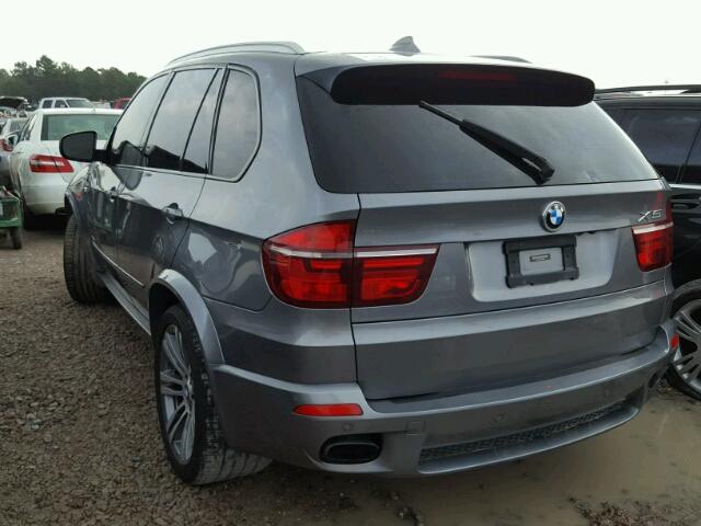 5UXZV8C50DL898665 - 2013 BMW X5 GRAY photo 3