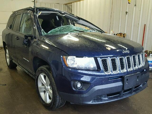 1C4NJDBB5HD173512 - 2017 JEEP COMPASS SP BLUE photo 1