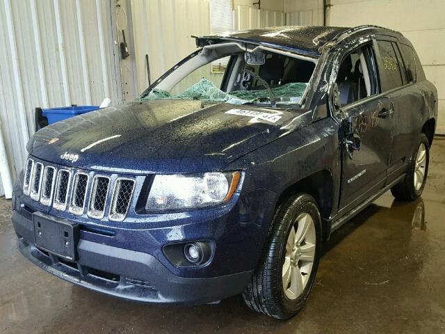 1C4NJDBB5HD173512 - 2017 JEEP COMPASS SP BLUE photo 2