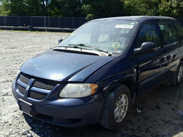 1D4GP25BX4B517366 - 2004 DODGE CARAVAN SE BLUE photo 9