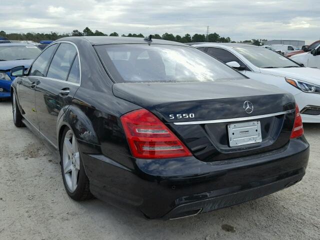 WDDNG7BBXAA333414 - 2010 MERCEDES-BENZ S BLACK photo 3