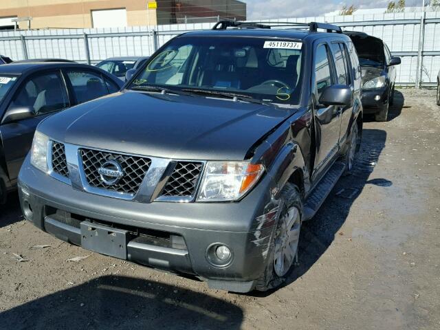 5N1AR18WX7C601686 - 2007 NISSAN PATHFINDER GRAY photo 2