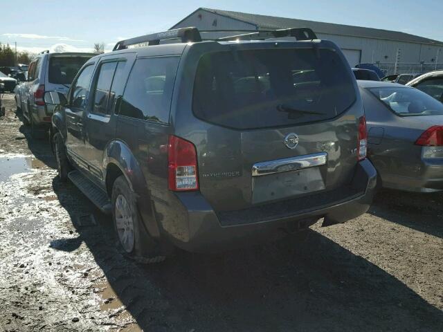 5N1AR18WX7C601686 - 2007 NISSAN PATHFINDER GRAY photo 3