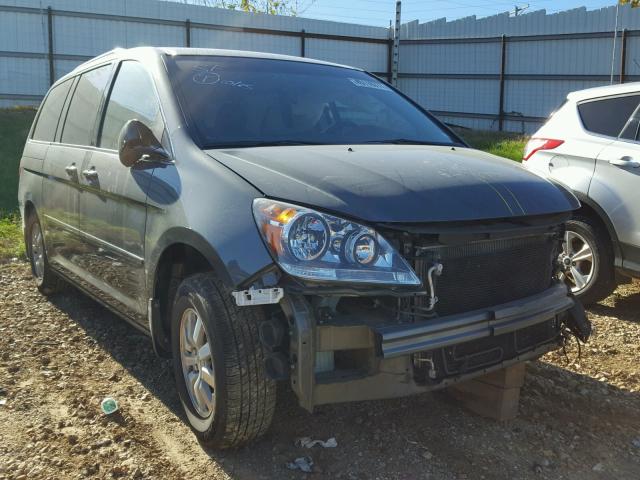 5FNRL38648B110765 - 2008 HONDA ODYSSEY EX GRAY photo 1