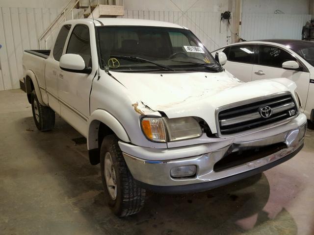 5TBRT38142S275716 - 2002 TOYOTA TUNDRA WHITE photo 1