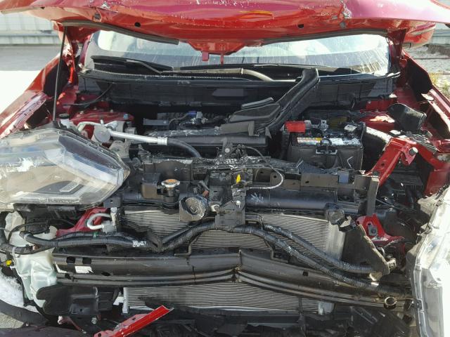 JN8AT2MT4HW380257 - 2017 NISSAN ROGUE S RED photo 7