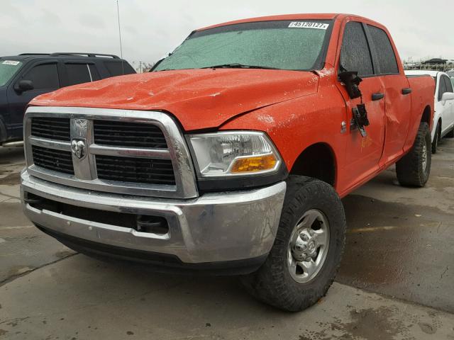 3D7UT2CL1AG161566 - 2010 DODGE RAM 2500 RED photo 2