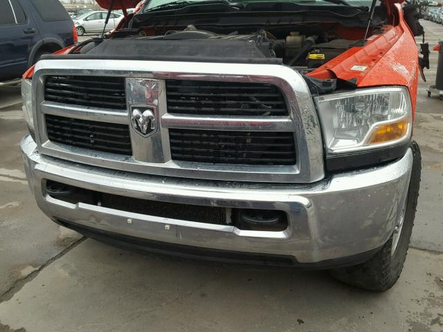 3D7UT2CL1AG161566 - 2010 DODGE RAM 2500 RED photo 7