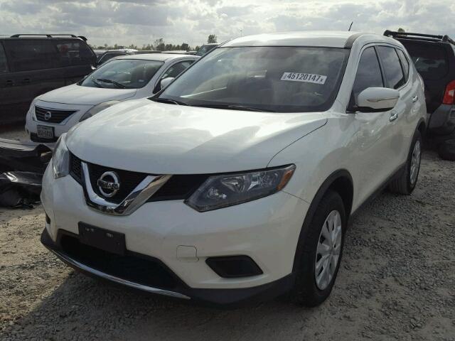 5N1AT2MT4FC783760 - 2015 NISSAN ROGUE WHITE photo 2