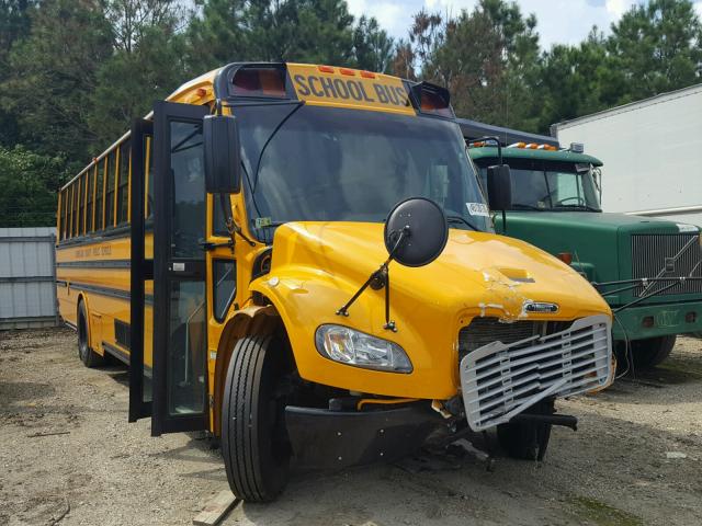 4UZABRDT6HCHW8405 - 2017 FREIGHTLINER CHASSIS B2 YELLOW photo 1