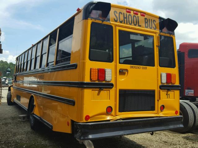 4UZABRDT6HCHW8405 - 2017 FREIGHTLINER CHASSIS B2 黄色 照片 3