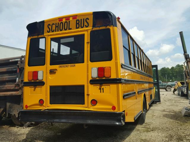 4UZABRDT6HCHW8405 - 2017 FREIGHTLINER CHASSIS B2 黄色 照片 4