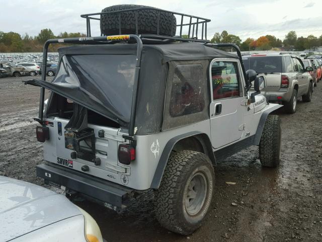 1J4FA39S83P363083 - 2003 JEEP WRANGLER C SILVER photo 4