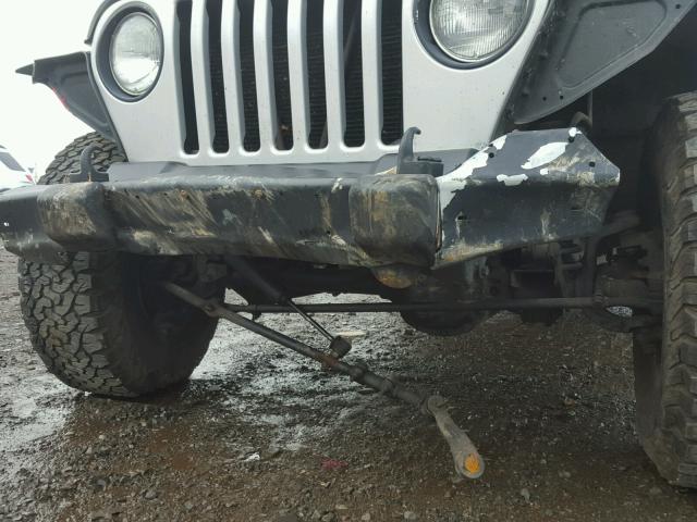 1J4FA39S83P363083 - 2003 JEEP WRANGLER C SILVER photo 9