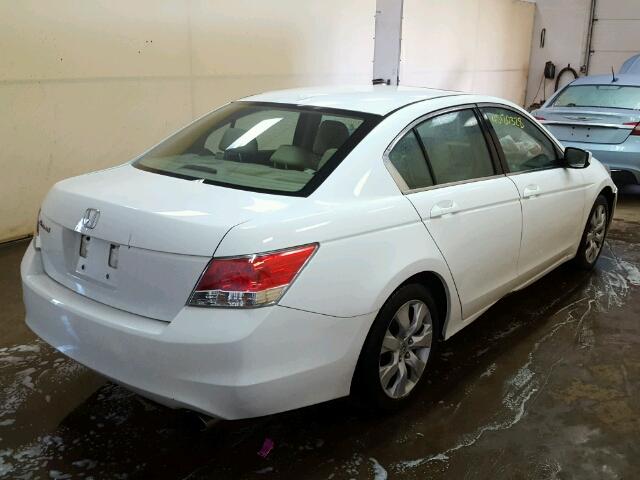 1HGCP2F86AA066910 - 2010 HONDA ACCORD EXL WHITE photo 4