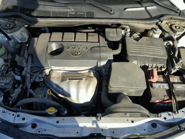 4T4BF3EK7BR163468 - 2011 TOYOTA CAMRY BASE SILVER photo 7