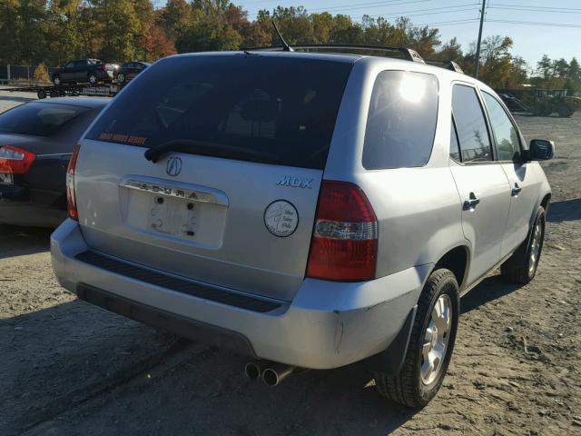 2HNYD18212H504245 - 2002 ACURA MDX GRAY photo 4