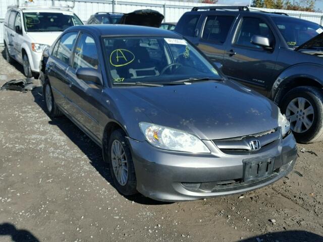 2HGES16654H904947 - 2004 HONDA CIVIC LX GRAY photo 1