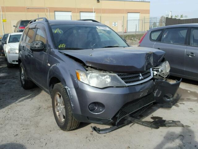 JA4MT31X37Z603739 - 2007 MITSUBISHI OUTLANDER GRAY photo 1