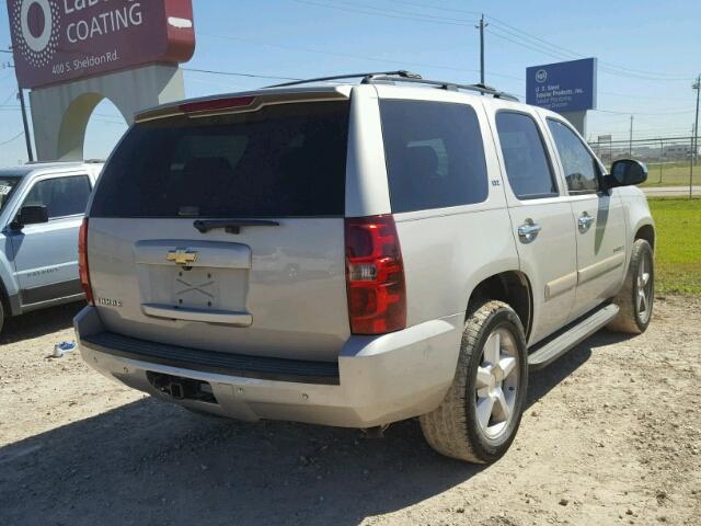 1GNFC13J37J397369 - 2007 CHEVROLET TAHOE C150 SILVER photo 4