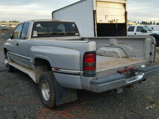 3B7MF33DXVM565179 - 1997 DODGE RAM 3500 SILVER photo 3