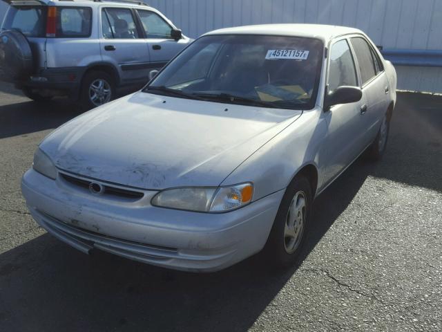 1NXBR12E3YZ353507 - 2000 TOYOTA COROLLA VE SILVER photo 2