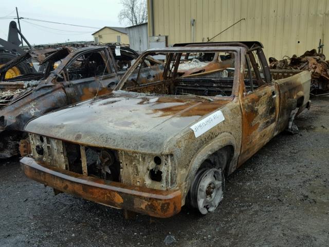 1B7FL69X3KS189772 - 1989 DODGE DAKOTA SPO BURN photo 2