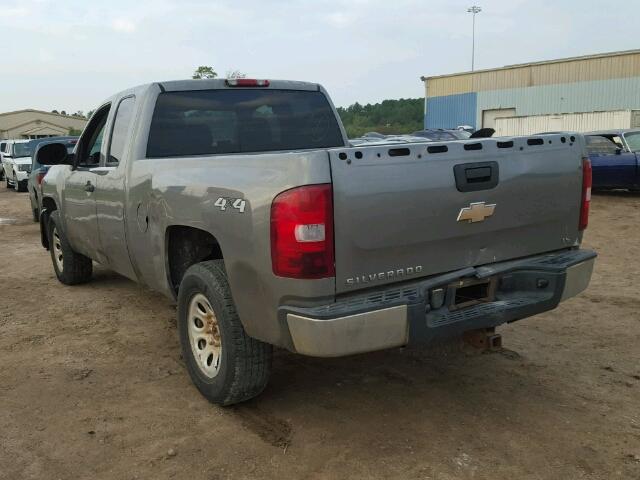 1GCEK19J28Z191302 - 2008 CHEVROLET SILVERADO GRAY photo 3