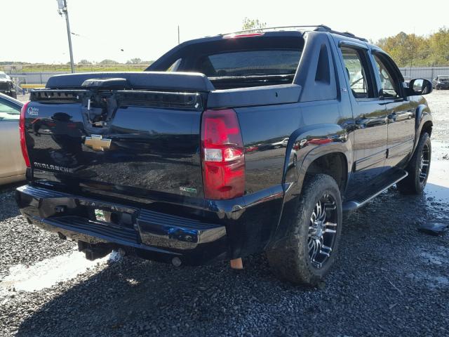 3GNTKFE31BG103009 - 2011 CHEVROLET AVALANCHE BLACK photo 4