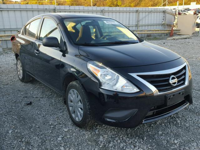 3N1CN7AP2FL879048 - 2015 NISSAN VERSA S BLACK photo 1