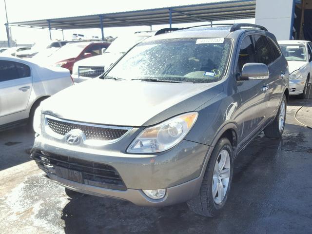 KM8NU13C07U019555 - 2007 HYUNDAI VERACRUZ G GREEN photo 2