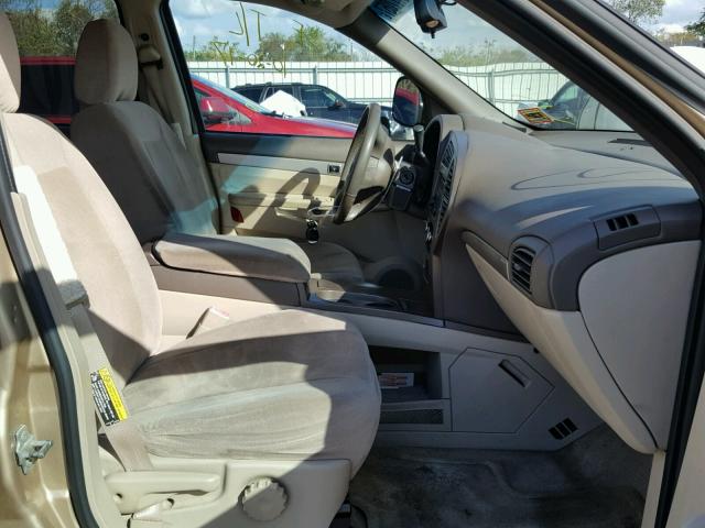 3G5DB03E35S568401 - 2005 BUICK RENDEZVOUS BEIGE photo 5