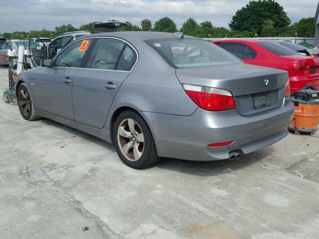WBANA73515CR57078 - 2005 BMW 530 I SILVER photo 3