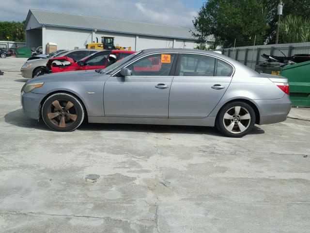 WBANA73515CR57078 - 2005 BMW 530 I SILVER photo 9