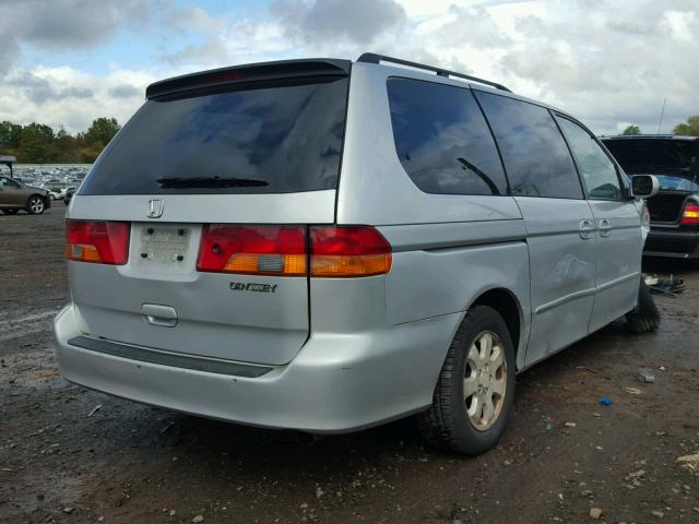 5FNRL18043B117210 - 2003 HONDA ODYSSEY EX SILVER photo 4