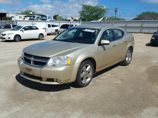 1B3CC5FV8AN134099 - 2010 DODGE AVENGER R/ GOLD photo 2